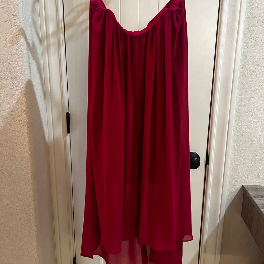 Guess by Marciano High-Low Red Dress